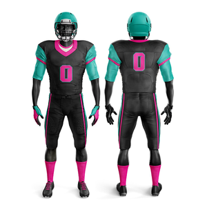 Maillot de football américain personnalisé à prix de gros, haute qualité, faible MOQ, uniformes de sport, logo frontal, séchage rapide, vente en ligne - Product Image 4