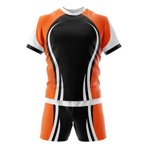 Tenue de rugby à séchage rapide, respirante, légère, durable, en polyester, personnalisable, pour l'entraînement sportif, équipement d'équipe pour hommes adultes - Product Image 1
