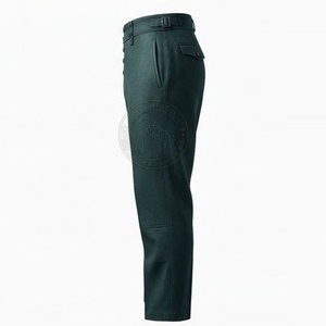 Pantalones Militares Alemanes de Buena Calidad, Corte Recto, Lona Ecológica Ligera, Corte Tradicional, Detalles con Botones, Bolsillos Prácticos - Product Image 4
