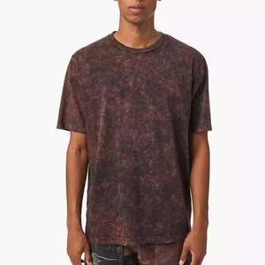 T-shirts délavés à l'acide de haute qualité en gros – T-shirts Ringer unis de la meilleure qualité, coupe classique, écologiques et respirants - Product Image 5