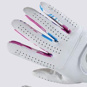 DARIB IMPEX GEF024011 Golf Glove Genuine Leather Breathable Non Slip Adjustable Pull-On Wrist <b>Strap</b> Full Finger Right Hand - Product Image 2