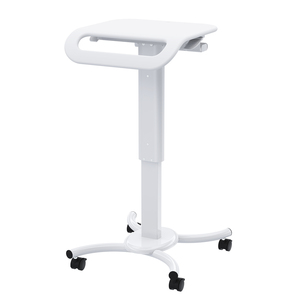 Chariot médical moderne et élégant pour hôpitaux, avec ressort à gaz, chariot pour ordinateurs portables à mouvement facile pour cliniques - Product Image 5