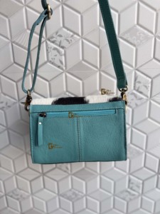 Bolso tote de cuero vacuno de última llegada, hecho a mano, estilo gitano bohemio, de cuero auténtico, estilo western, elegante, para mujer. - Product Image 4