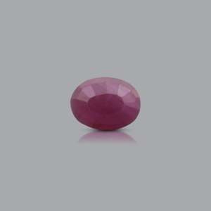 Natural Oval African Ruby 4.55 Carat Certified Wholesale Gemstone - Product Image 2