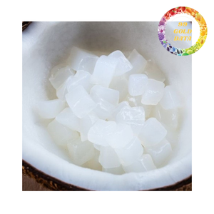 Nata de Coco : Cubes de gelée de noix de coco naturels, ingrédient de garniture pour desserts, bubble tea et boissons aux fruits - Product Image 5