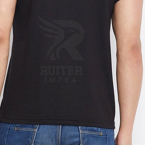 Camiseta Casual Unisex de Calidad al por Mayor con Logotipo Personalizado, 100% Algodón, 210 GSM, Impresión por Transferencia de Calor, Antiarrugas, Camiseta Lisa - Product Image 4