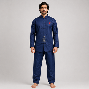Uniforme de kung fu transpirable hecho con materiales ligeros que garantizan comodidad, confianza y libertad de movimiento siempre. - Product Image 1
