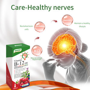 DHOP vitamina <span class=keywords><strong>B12</strong></span> 500mcg 60ml <span class=keywords><strong>integratore</strong></span> sanitario liquido ad assorbimento rapido potenziatore di energia vitamina goccia integratori a base di erbe - Product Image 5