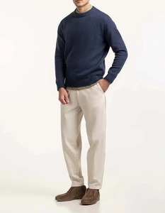 Sudadera de Forro Polar para Hombre, Poliéster/Algodón, 280g, Transpirable, Bordada, Color Sólido, Manga Larga, Ecológica, Casual, Estilo Urbano - Product Image 3