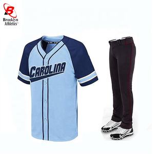 Respirant baseball Personnalisé maillots de baseball équipe uniformes fabriqués Jeunes et Hommes - Product Image 1