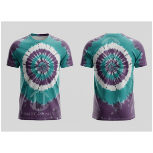 Camiseta de Manga Corta para Hombre, Estampado Geométrico, Corte Regular, Cuello Redondo, Informal, Transpirable, de Poliéster Tejido - Product Image 3