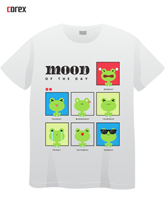 T-shirt personnalisé blanc imprimé DTF pour homme et femme, nouveau design, transfert thermique, autocollant DTF - Product Image 3