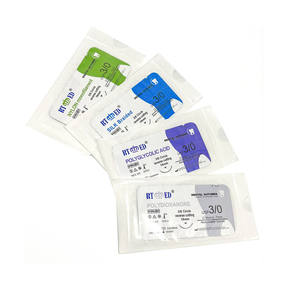 Natuurlijke Zijde Chirurgische Hechtdraad Tandheelkunde 2/0 3/0 4/0 Zwarte Niet-Absorbeerbare Zijden Hechtdraad Voor Epidermale Hechting - Product Image 2