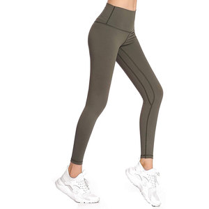 Leggings de yoga pour femmes, hiver, sans couture, coton, fibre de bambou, respirants, haute qualité, taille haute, effet scrunch, compression élastique - Product Image 3