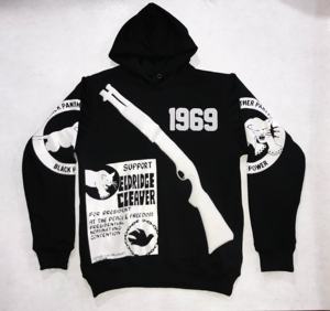 Sudaderas con capucha personalizadas para hombre, impresión de pantalla de farol, tela de algodón cómoda de alta calidad, meses negros, potencia negra - Product Image 3