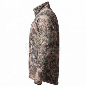 Nouvelle arrivée : veste de chasse isolante pour homme avec col montant, fermeture éclair intégrale et doublure chaude pour les activités hivernales en plein air - Product Image 3