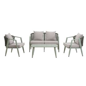 Set di Sedute da Esterno U_STYLE, Durevole e Confortevole per Terrazze, Prati e Bordi Piscina, Arredamento da Giardino - Product Image 1