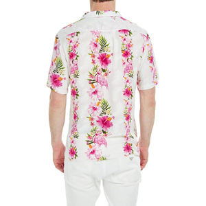 เสื้อเชิ้ตดีไซน์ใหม่ แบบสั่งตัดได้ ไซส์พลัส ยูนิเซ็กซ์ กระดุมสองแถว ทรงปกติ สวมใส่สบาย แขนสั้น ผ้าฝ้ายย้อมสี ป้องกันรอยยับ - Product Image 4