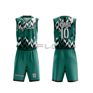 Ensemble d'uniformes de basket-ball sans manches professionnels avec design imprimé, tissu respirant à séchage rapide, nom d'équipe personnalisé - Product Image 3
