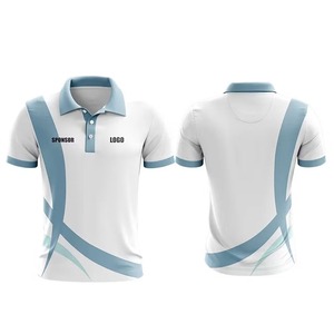 Ventes chaudes - Hauts de golf pour hommes - Polo personnalisé - 100% polyester - Nouveau style - Séchage rapide - Impression sublimée - Vêtements de sport - Product Image 3