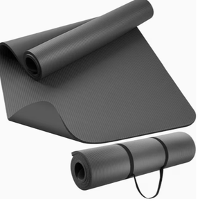 Tapete de Yoga Grueso de 1.0 cm, Resistente a Impactos, Acolchado para Entrenamiento en Casa, Diseño en Color Morado - Product Image 6