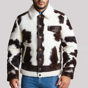 เสื้อแจ็คเก็ตหนังแท้สำหรับผู้ชาย ดีไซน์แฟชั่นใหม่ล่าสุด หนังวัวแท้ คุณภาพพรีเมียม เสื้อแจ็คเก็ตหนังสำหรับฤดูหนาว - Product Image 1