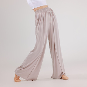 Pantalones Harem de Cintura Alta y Corte Holgado para Mujer, Pantalones Casuales de Verano de Color Sólido con Cintura Elástica y Pierna Ancha - Product Image 3