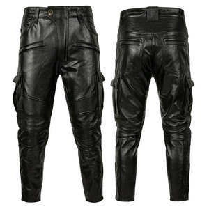 Pantalones de Cuero Unisex SALVA LEATHER, Estilo Holgado, Cierre de Cremallera, Impermeables, Ligeros, Diseño Moderno y a la Moda para Invierno - Product Image 1