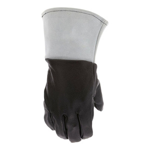 Guantes de Soldadura TIG de Cuero Vacuno Negro de Alto Rendimiento y Cuero de Vaca Reforzado, Protección para Manos, Resistentes al Fuego y Duraderos - Product Image 4