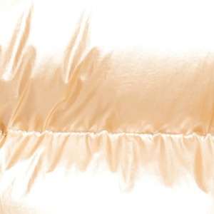 Fabricación en Fábrica, Venta al por Mayor, Chaqueta Acolchada Metálica Dorada Informal para Mujer, Abrigo Largo de Invierno con Mangas Abullonadas y Capucha - Product Image 6