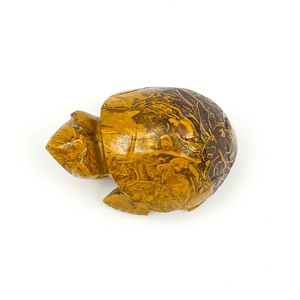 Natural Mariam Jasper Tortoise Carving Calligraphy Jasper Turtle Healing <b>Crystal</b> For Reiki Feng Shui Decor Wholesale - Product Image 4