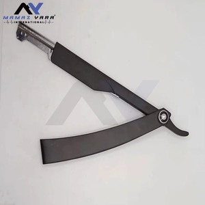 Stainless Steel Cut Throat Barber Shavette <b>Razor</b> Disposable Blade Face Beard Body <b>Bikini</b> Shaving Tool Professional Salon Groom - Product Image 3