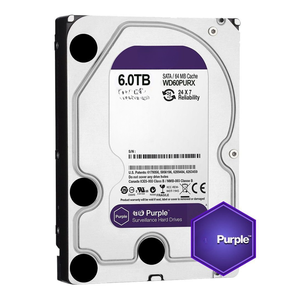 Nouveau <span class=keywords><strong>disque</strong></span> <span class=keywords><strong>dur</strong></span> interne SATA violet de 6 To, 3,5 pouces, WD60PURX, 5400 tr/min, 64 Mo de cache, stockage haute capacité pour ordinateur de bureau, DVR, NVR, serveur - Product Image 1