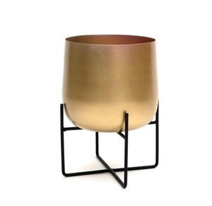 White Powder Coated Metal Planters Set Modern Wire <b>Frame</b> Flower Pots Indoor Decorative <b>Plant</b> Containers Glam Style - Product Image 5