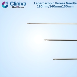 Aguja de Verees Laparoscópica de 120 mm/140 mm/160 mm, Instrumentos Quirúrgicos Reutilizables de Alta Calidad - Product Image 3