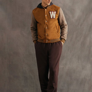 Full Sleeve Wool Fabric Winter Warm Men's Letterman Jacket Newest Style Latest Design Regular Size Men's Baseball Jacket - Product Image 6