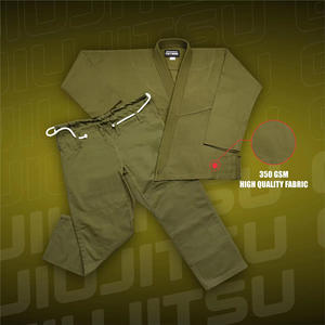 OEM BJJ Gi Kimono de jiu-jitsu brésilien avec logo personnalisé uniforme d'entraînement léger vêtements d'arts martiaux durables en coton doux - Product Image 4