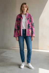 Jungle Toile Printed Velvet <b>Jacket</b> Floral Handmade Indian Boho Coat <b>Bridal</b> Outerwear Elegant Bridesmaid Gift Blazer - Product Image 2