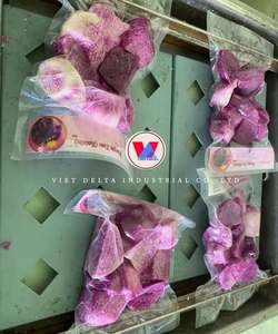 มันม่วงและมันขาวแช่แข็งแบบเต็มลูก หั่นเต๋า หั่นแผ่น บดละเอียด IQF บรรจุภัณฑ์สุญญากาศ ขนาดใหญ่ 1 กก. จากเวียดนาม คุณเคลลี่ - Product Image 2