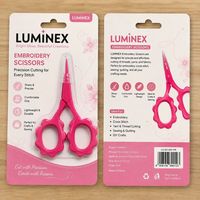 Mini ciseaux à broder de 2,5 pouces en acier inoxydable, coupe-fils pour la couture, l'artisanat, la broderie, la coupe de fil