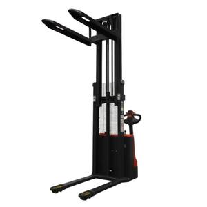 Chariot élévateur électrique robuste avec une hauteur de levage de 3 m et une mât double étage conçu pour les allées de entrepôt étroites et lisses. - Product Image 6