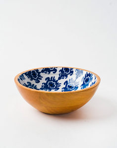 Cuenco para servir ensalada moderno hecho a mano ecológico de madera de acacia para cocina, hogar, restaurante, uso Star World Brand - Product Image 6