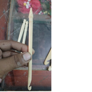 Ganchos de Crochet Hechos a Mano con Hueso de Búfalo, Estilo Vintage, Ideales para la Reventa en Tiendas de Suministros para Tejer - Product Image 4