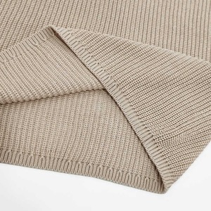Wool/Viscose Ribbed <b>Cardigan</b> Knitted Sweater <b>Men</b> Women Casual Fashion Warm Breathable Comfortable <b>Long</b> Sleeve Stylish 3D Front - Product Image 5