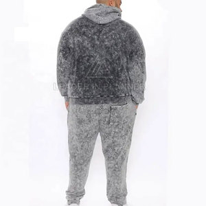 ชุดวอร์มแบบย้อมสีเอซิดคุณภาพสูงสำหรับผู้ชาย รับผลิตตามแบบที่คุณต้องการ ชุดวอร์มย้อมสีเอซิดสำหรับผู้ชายในราคาประหยัด - Product Image 2