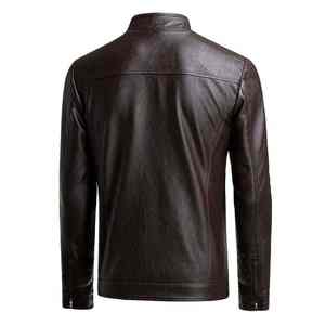 Leather Jackets Men Genuine Leather Jackets Breathable OEM Leather Jacket for Men in Different Look and Designs - Product Image 2