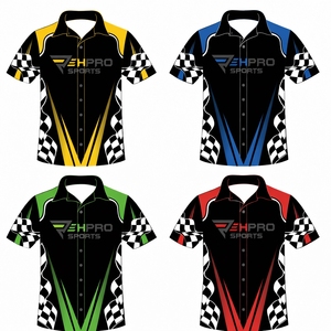 Chemises Polo de Course Personnalisées pour Hommes, Manches Courtes, Impression par Sublimation, Séchage Rapide, Polyester, Toutes Saisons, Moto, Auto, F1 - Product Image 2