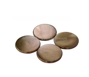 Unique Design Handmade <b>Coaster</b> <b>Silver</b> Finished <b>Coaster</b> for Home and Wedding Table Decoration in Wholesale Price - Product Image 1