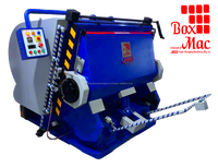 Machine de découpe à plat semi-automatique électrique BoxMac-58 pour cartons, moteur, garantie 5 ans, fabricant indien