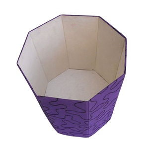 Macetas Modernas de Papel Reciclado para Interiores, Personalizadas al por Mayor, Libres de Ácido, Ecológicas, con Diseño de Flores Impresas - Product Image 3